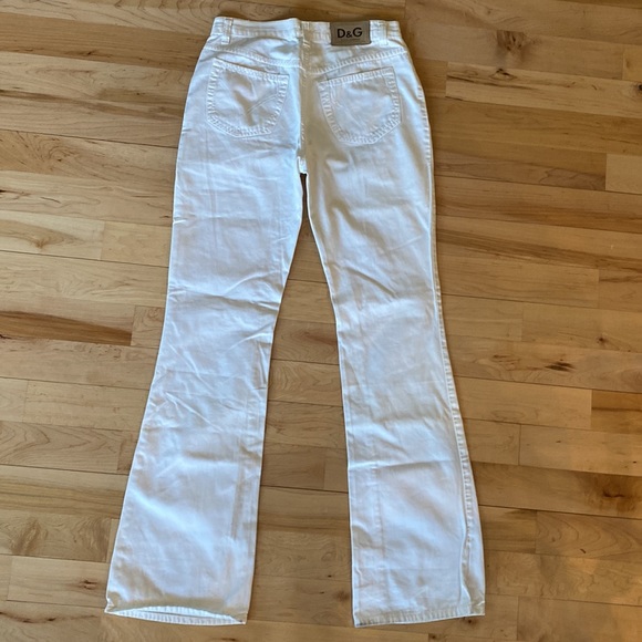 Dolce & Gabbana white flare wide leg jeans - Picture 6 of 6
